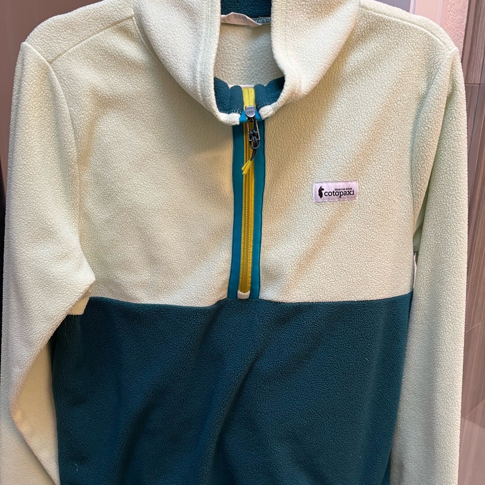 Cotopaxi Light Green Fleece Jacket